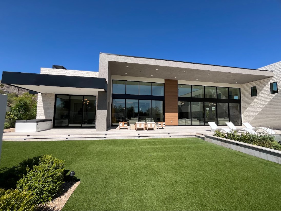 Expansive custom window wall
